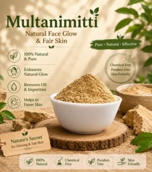 🌿 Organic Multani Mitti Powder (Fuller's Earth)