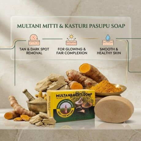 Multani Mitti & Kasturi Pasupu Soap